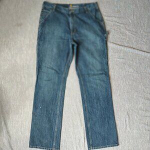 Carhartt Dungeree Jeans Mens Size 36x34 Relaxed Holter Carpenter 103327-966